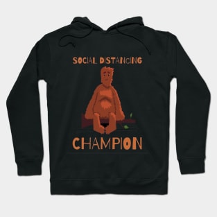 Bigfoot Social Distancing Champion Hoodie